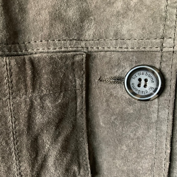 Liz Claiborne Brown Suede Women's Jacket XL - Picture 4 of 7